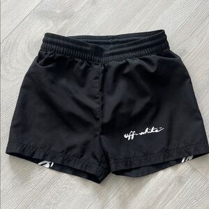 Off-White Black Swim Trunks
